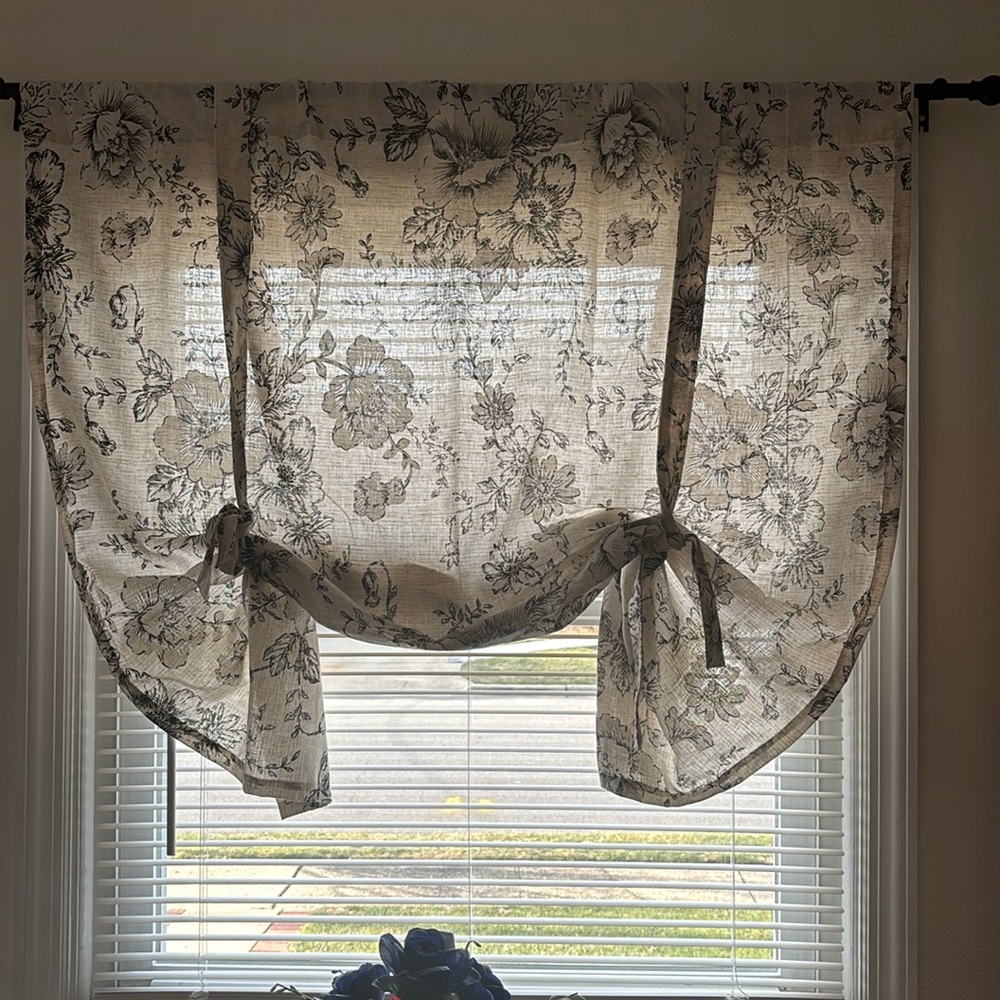 gray n tan window topper 60x32 3 available